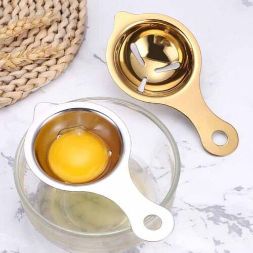 Lightweight Premium Heat-Resistant Egg Separator Stainless Steel Egg Divider Rust-Proof Cooking Tools