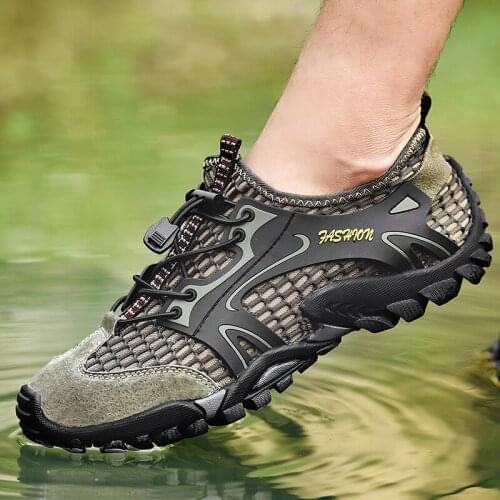 Summer Mens Sandals Breathable Outdoor Sandals Mens Plus Size Summer Casual Shoes 2021 On-slip Men Beach Sandals Wate shoes