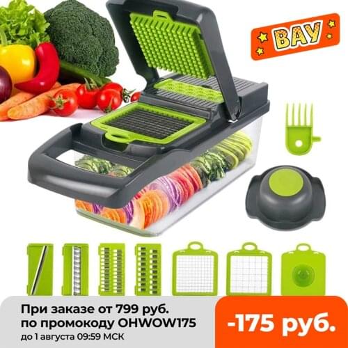 Multifunctional Vegetable Cutter Slicer Shredder Fruit Slicer Grater Grater Chopper Shredders 8 In 1 Kitchen Accessories Tool