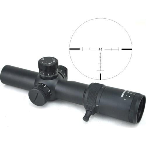 Vsionking 1-8x26 FFP Sniper Riflescope First Focus Plane Aim Optical Sigh Side Focus Long Range Scope For .308 .30-06 With Rings