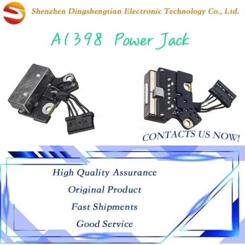 Original For Macbook Pro Retina 15" A1398 Power DC Jack Board 820-3109-A Fits 2012 2013 2014 2015 Year