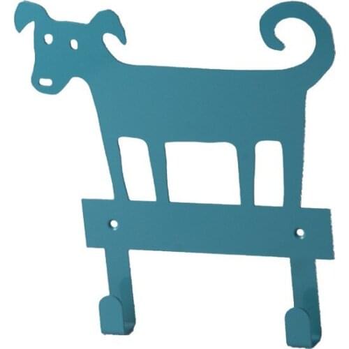 Modern Dpd Cute Dog Design Metal Dress and Towel Rack