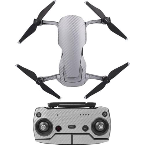 Sunnylife Waterproof PVC Carbon Grain Graphic Stickers Full Set Skin Decals for DJI MAVIC AIR