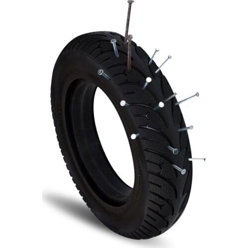 10*2.5 Solid Tires 10 Inch Electric Scooter Folding Electric Scooter Widened Explosion-Proof Tubeless Tires Solid Rubber Tires