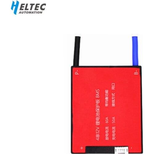 18650 BMS 4S 12V 15A 20A 30A 40A 50A 60A Waterproof BMS For Rechargeable Lifepo4 Battery With Same Port for lithium battery
