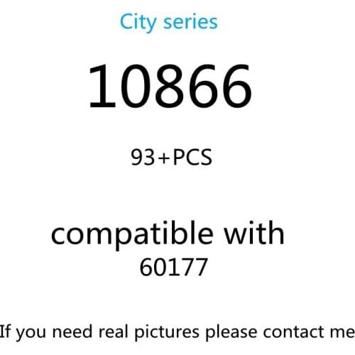 93PCS 10866 Building Block Toy City Series 60177 Assembled Building Block Childrens Toy Gifts