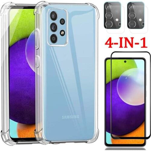 A52 4G Case, A72 Case for Samsung Galaxy A52 5G Shockproof Silicone Cover Samsung A52 Galaxy A 72 Case Samsung A72 Samsung A 52