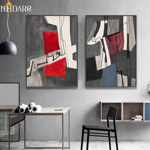 Abstract Style Canvas Posters and Prints Modern Wall Art Painting Pictures Decorative for Living Room Home Decor