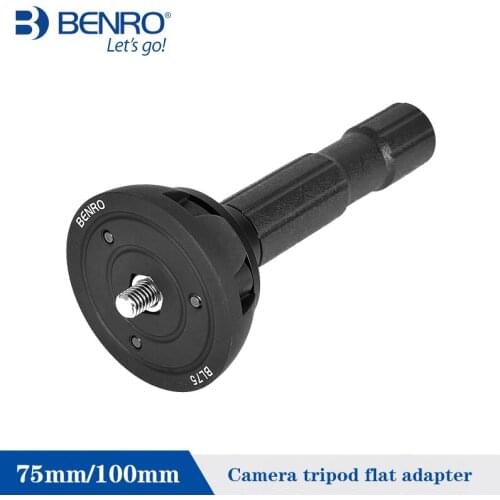 Benro BL75 75mm BL100 100mm flat adapter ball bowl cloud bowl mouth turn flat foot base conversion seat 3/8