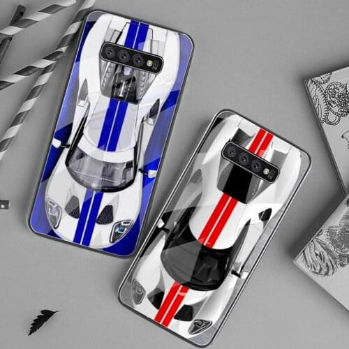 HOTCASHOP luxury boy car Phone Case Tempered Glass For Samsung S20 Plus S7 S8 S9 S10 Plus Note 8 9 10 Plus