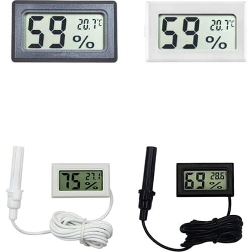 Mini Digital LCD Thermometer Hygrometer Temperature Indoor Convenient Temperature Sensor Hygrometer Meter