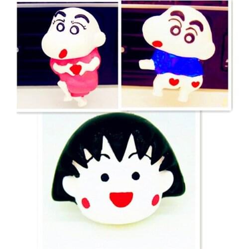 Crayon Shinchan car air outlet clip aromatherapy plaster mold silicone mould baking tool