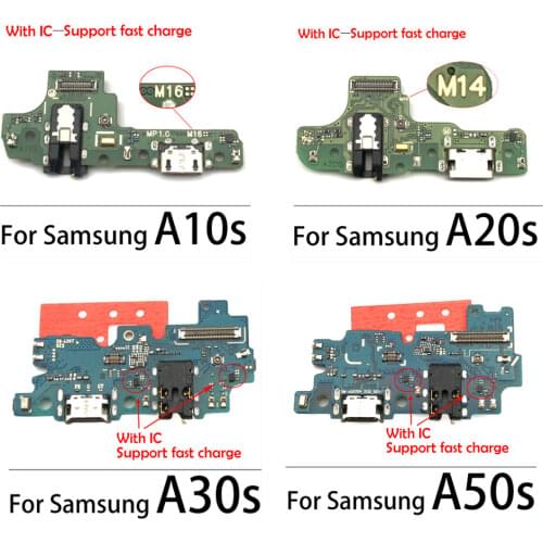 50PCS 100% Tested Charging Flex Cable For Samsung A10S A20S A30S A50S A70S USB Charger Port Dock Connector With Mic Flex Cable