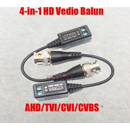 HD AHD/HDCVI/HDTVI BNC to UTP Cat5/5e/6 CCTV Video Balun CCTV Accessories Passive Transmitter 600m