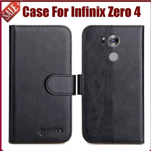 Hot Sale! Infinix Zero 4 Case New Arrival 6 Colors High Quality Flip Leather Protective Cover For Infinix Zero 4 Case Phone Bag