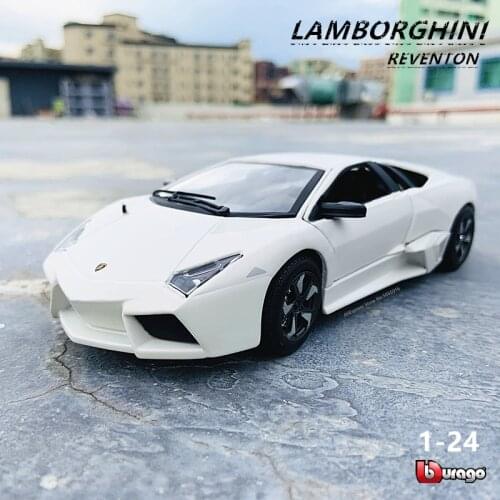 Bburago 1:24 Lamborghini Reventon die-cast alloy car model collection gift toy original factory authorized real car ratio