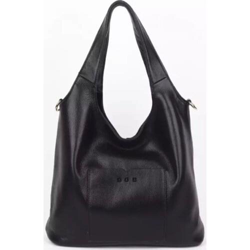 European and American style fashion womens bag slung over one shoulder handbag slung over a large bag soft leather leather bag