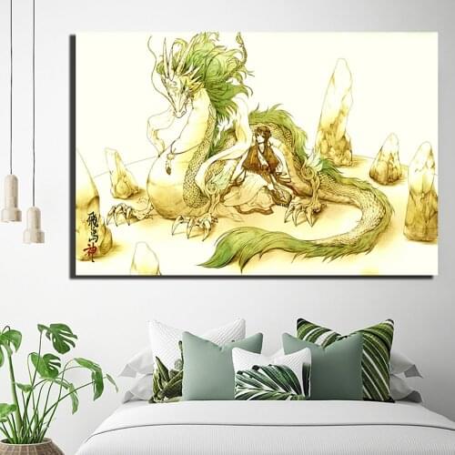 Modular Picture Nordic Style Print Wall Art Spirited Away And Tales From Earthsea Poster Canvas Painting For Corridor Home Decor