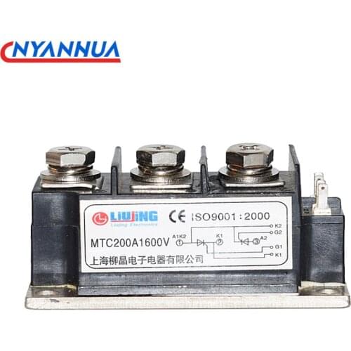 MTC SKKT Thyristor SCR Module High Power 25/40/55/ 70/90/110/130/160A DC Control AC Strong Anti-interference