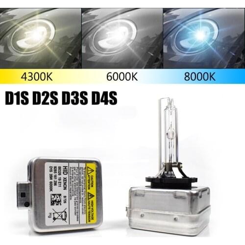 Niscarda 2X 4300K 6000K 8000K D1S D2S D3S D4S HID Bulb CBI Car Xenon Headlight