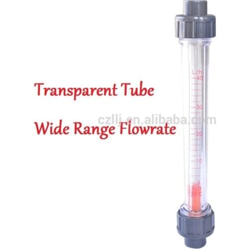LZB-32S AS Plastic Rotameter Short tube with guide rod (BSP thread connection)
