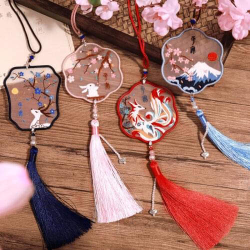 Chinese Style Pendant Cross Stitch Diy Peace Sign Cross Stitch Kits Embroidery Needlework Sets Couples Gift Home Decor Organizer