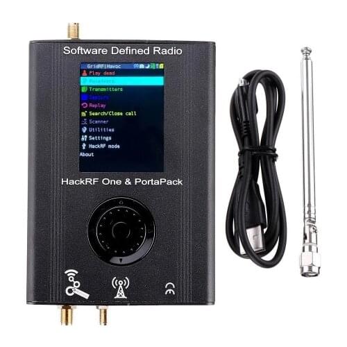 Latest Version PORTAPACK + HACKRF ONE 1MHz to 6GHz SDR Software Defined Radio + 0.5ppm TXCO