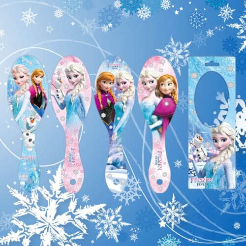 Disney cartoon princess quick freezing comb Minnie princess hair brush hair care baby girl care Mickeys hair comb Disney toys