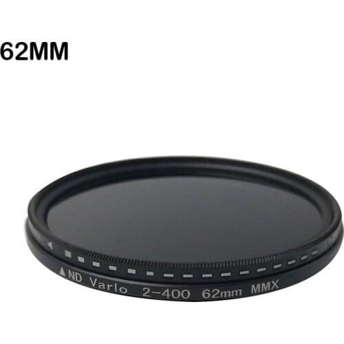 Camera Adjustable Neutral Density Filter ND2-400 Variable Camera Lens Filter GK99