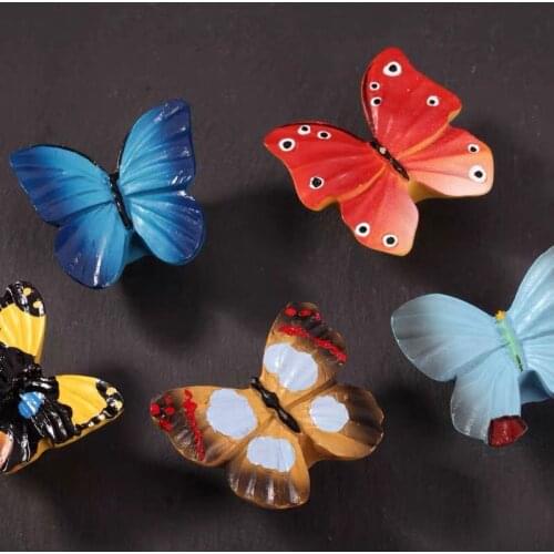 1PCS Cartoon Resin Cabinet Handles and Knobs Modern Rural Children Room Wardrobe Drawer Door Pulls Furniture Hardware