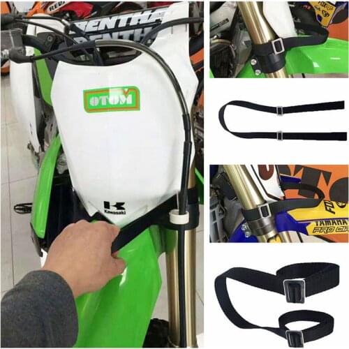 Universal Adjustable Motorcycle Black Rescue Pull Belt Strap Drawstring For HONDA KAWASAKI CRF CR EXC YZF WRF SXF XCF