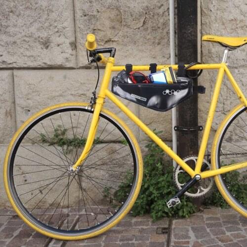 36X15.5X5.5cm Bike Frame Bag Triangle Waterproof Bicycle Front Top Tube Basket Reflective Bicycle Bag Cycling bags