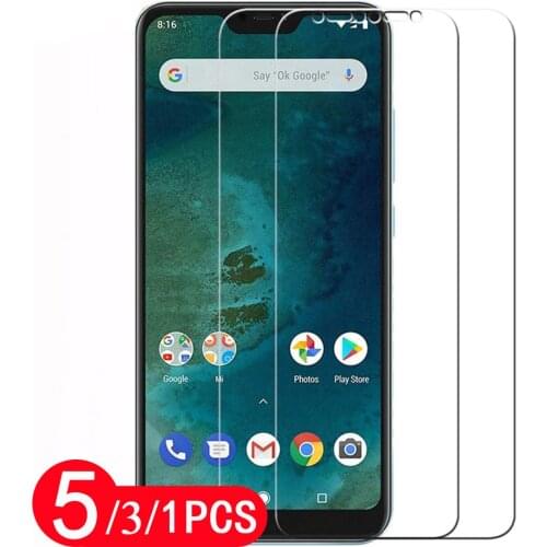 5/3/1Pcs protective film for xiaomi mi A2 lite tempered glass screen protector xiaomi mi A3 lite on the phone glass smartphone
