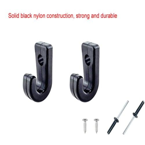 10PCS New High Quality Lashing Hook J Hooks Rigging Accessories For Boat Kayak Canoe Rowing Boats Bungee Cord