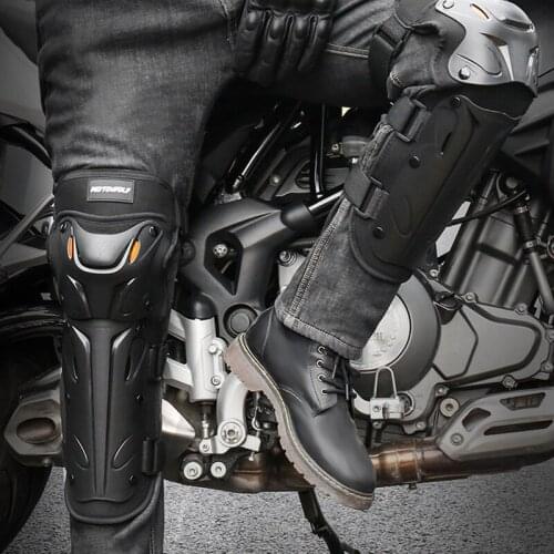 4Pcs/Set Motorcycle Kneepad Moto Elbow Knee Pads Motocross Racing Protective Gear Protector Guards Kit R1250GS R1200GS X-ADV