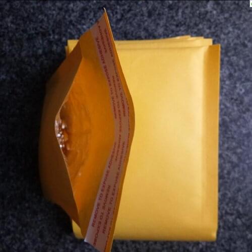 50pcs 11 Sizes kraft Bubble Mailing Padded Envelopes Bag yellow Kraft paper Mailers Bag jewelry accessories Mailing package Bags