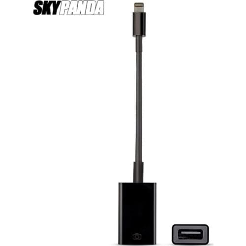 USB To Lightning Adapter Portable SLR Camera OTG Converter Keyboard Headset Black Connector For iPad Pro Tablet iPhone