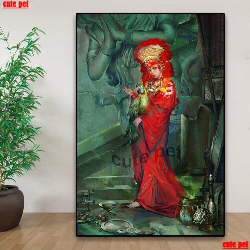 Cute pet DIY Diamond Painting Kumari Full Square Round Drill Rhinestone 5D Diamant CrossStitch Embroidery Mosaic Kits Home decor