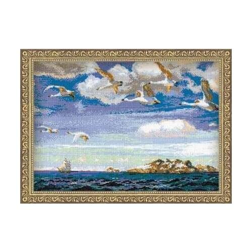 FREE delivery Top Quality lovely beautiful counted cross stitch kit fly swan swans bird sea