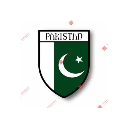 Creative Stickers Decal Souvenir Vinyl Car Shield City Flag World Crest Pakistan Car Decal Decoration Laptop