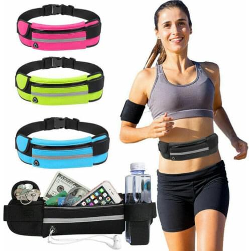 Womens Men Outdoor Sport Pouch Waist Fanny Pack Crossbody Wallet Belt Bum Bag