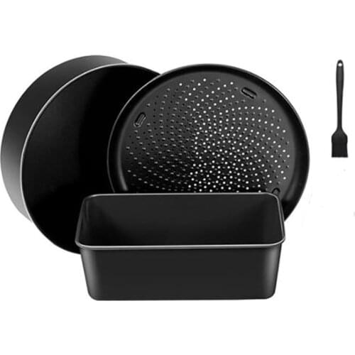 Baking Set for Ninja Foodi 6.5,8Qt,Accessories Pot,Nonstick Bakeware Set with Multi-Purpose Pan,Crisper Pan & Loaf Pan