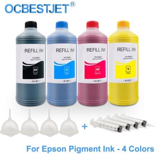 4x500ML Universal Pigment Ink Refill Ink Kit For Epson S30600 S30670 Stylus Pro 7800 9800 7880 9880 7600 9600 4000 4800 4880