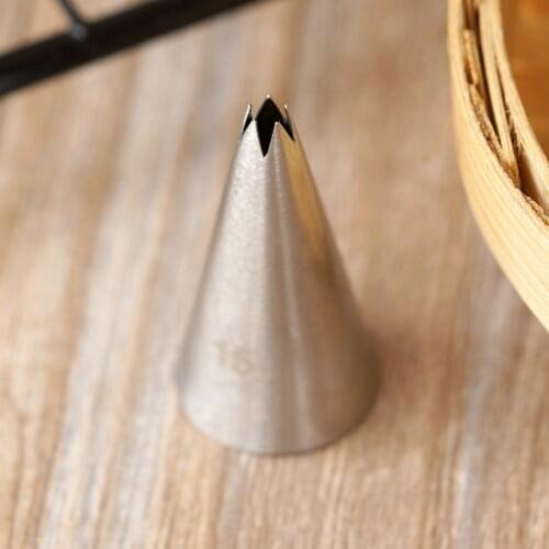#15 Small Size Icing Nozzle Piping Tip Stainless Steel Cake Decorating Tips Royal Icing Pastry Tip Tools Bakeware