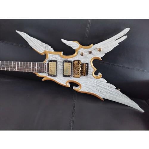 New product launch hand carved electric guitar