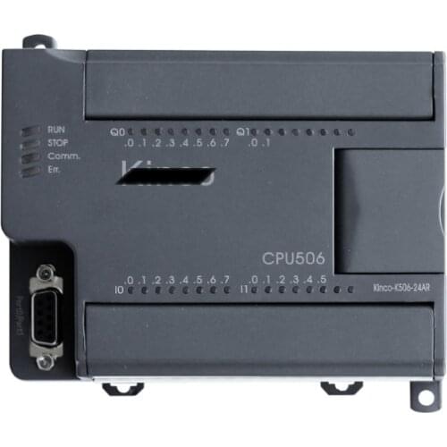 New AC85-265V K506-24AR PLC CPU Power Supply 14DI 10DO Relay