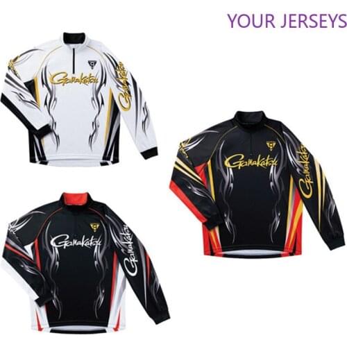 GAMAKATSU Fishing Long Sleeve Clothes Anti-UV Sunscreen Breathable Quick Dry Outdoors Sports Summer Fishing Clothing DAIWA