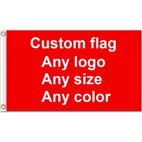 Wholesale Hot Sale 100D Polyester Custom Flag Business Advertisement Customized Banners Decoration