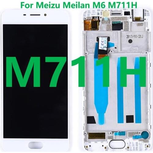 Original 5.2" Meilan 6 LCD With Frame For Meizu M6 Display Touch Screen M6 M711H M711M M711Q LCD Screen Glass Assembly