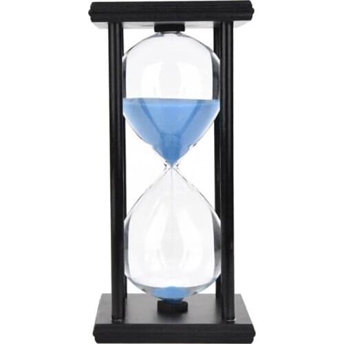 Hourglass 30 Minutes Wood Sand Glass Timer Clock Fashion Gifts Home Office Desktop Decoration